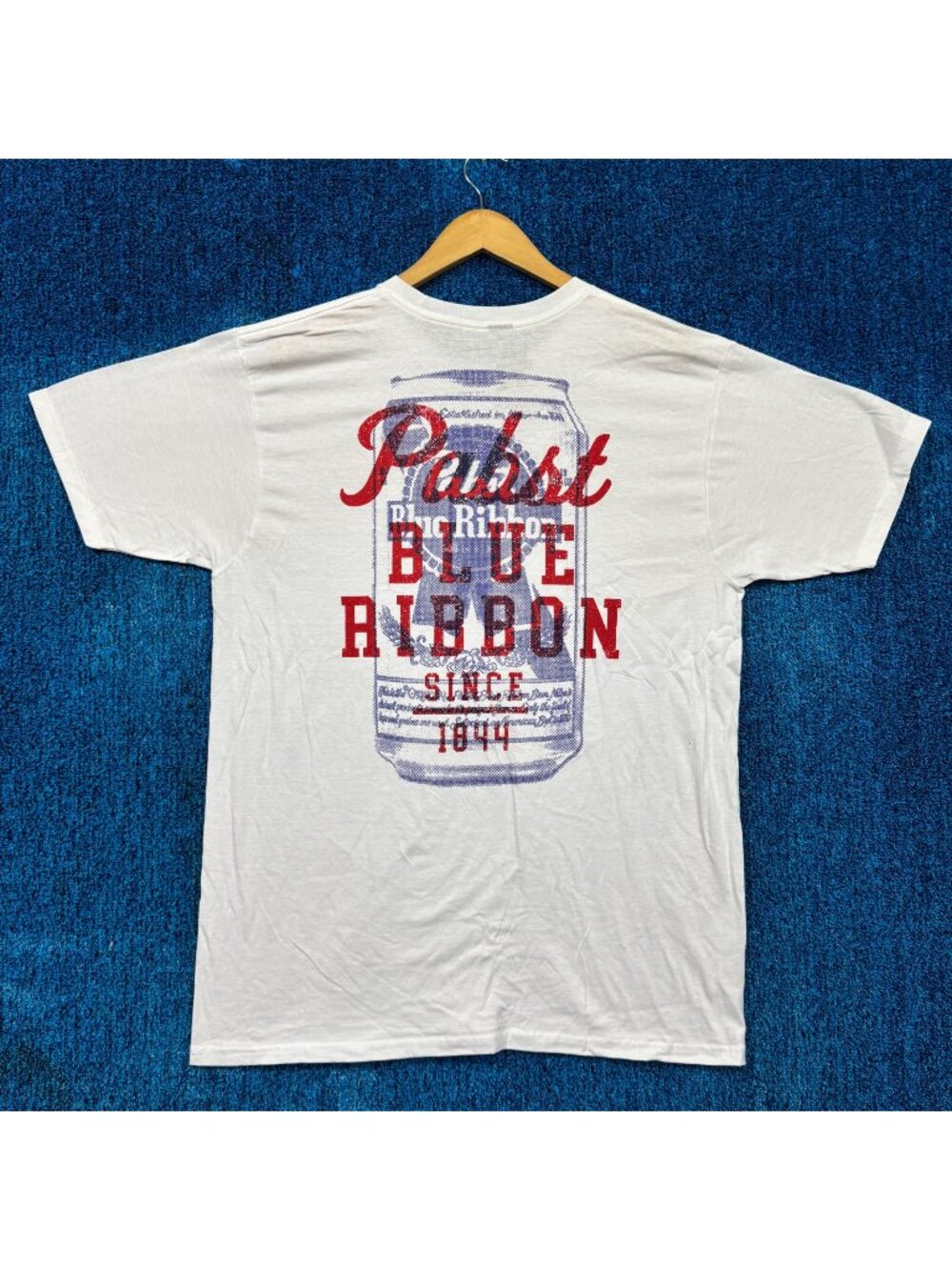 Pabst Blue Ribbon Since 1844 The Modern Beer Can Promo Tee L